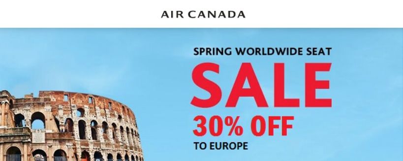 Air Canada Flight Booking