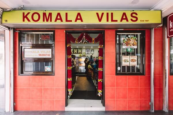 Komala Vilas Indian Restaurant in Singapore